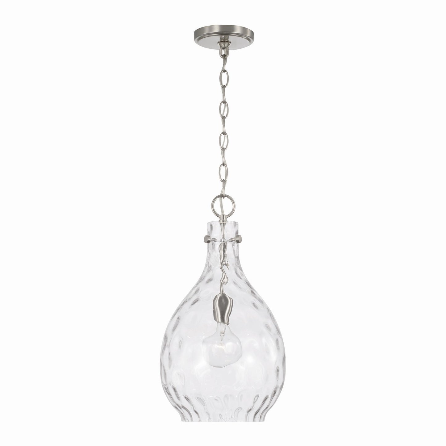 Capital Lighting - 349012BN - One Light Pendant - Brentwood - Brushed Nickel