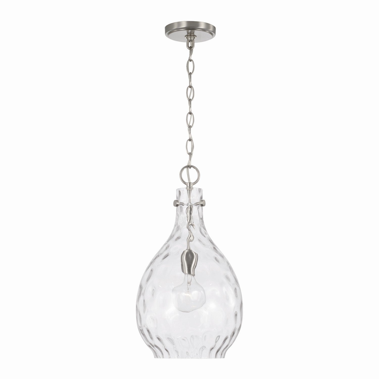 Capital Lighting - 349012BN - One Light Pendant - Brentwood - Brushed Nickel