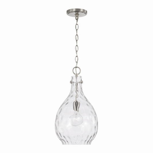 Capital Lighting - 349012BN - One Light Pendant - Brentwood - Brushed Nickel