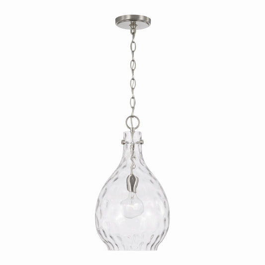 Capital Lighting - 349012BN - One Light Pendant - Brentwood - Brushed Nickel