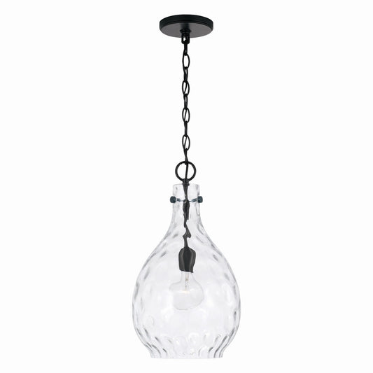 Capital Lighting - 349012MB - One Light Pendant - Brentwood - Matte Black