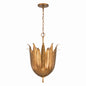 Capital Lighting - 349542AG - Four Light Pendant - Eden - Antique Gold