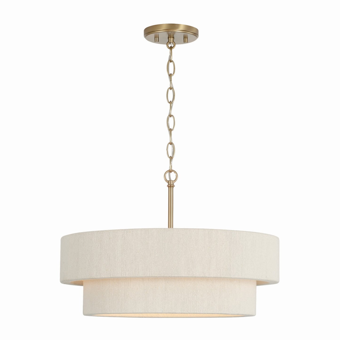 Capital Lighting - 349841MA - Four Light Pendant - Delaney - Matte Brass