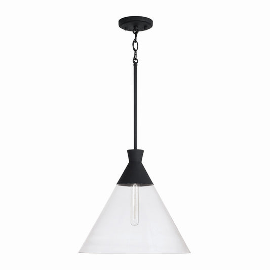 Capital Lighting - 350311XK - One Light Pendant - Paloma - Textured Black