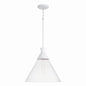 Capital Lighting - 350311XW - One Light Pendant - Paloma - Textured White