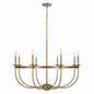 Capital Lighting - 425181AD - Eight Light Chandelier - Rylann - Aged Brass