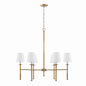 Capital Lighting - 447261MA-705 - Six Light Chandelier - Tulum - Matte Brass