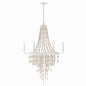 Capital Lighting - 447761OW - Six Light Chandelier - Carissa - Organic White