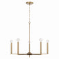 Capital Lighting - 448651AD - Five Light Chandelier - Portman - Aged Brass