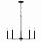 Capital Lighting - 448651MB - Five Light Chandelier - Portman - Matte Black