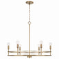 Capital Lighting - 448761AD - Six Light Chandelier - Fuller - Aged Brass