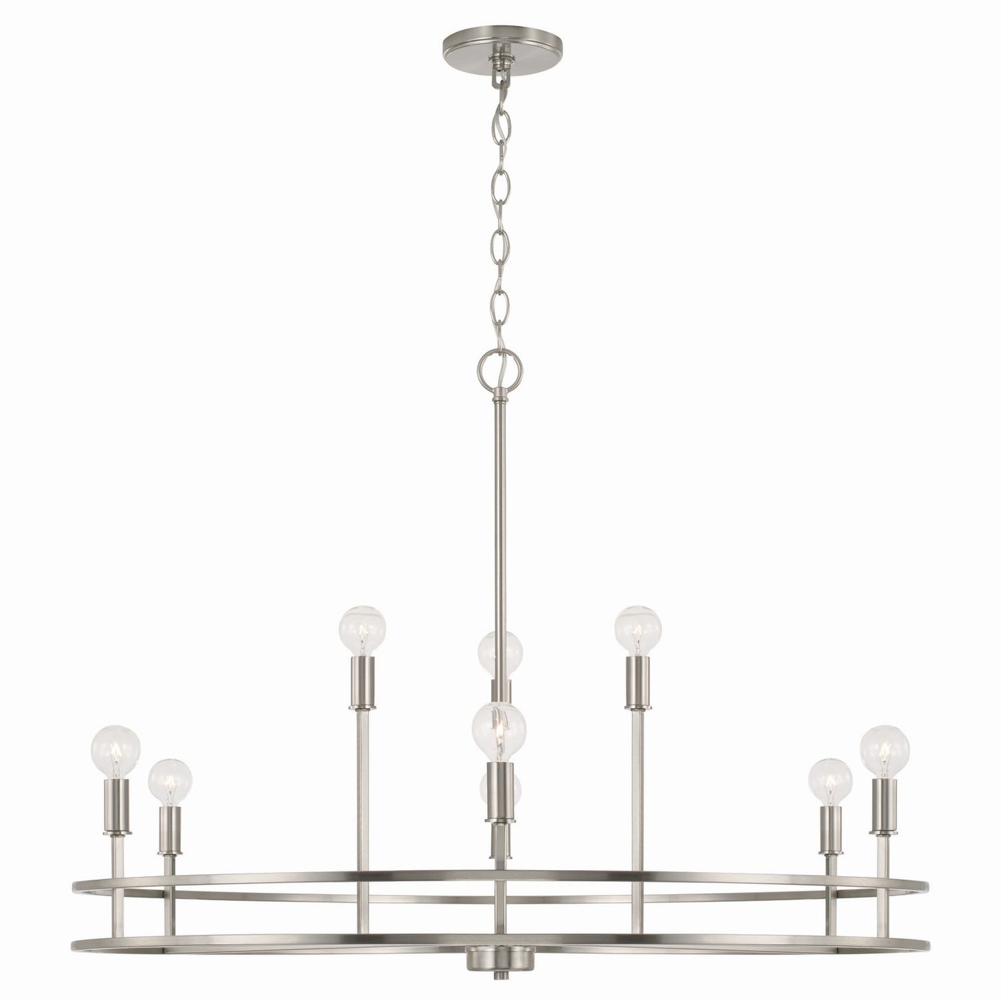 Capital Lighting - 448791BN - Nine Light Chandelier - Fuller - Brushed Nickel