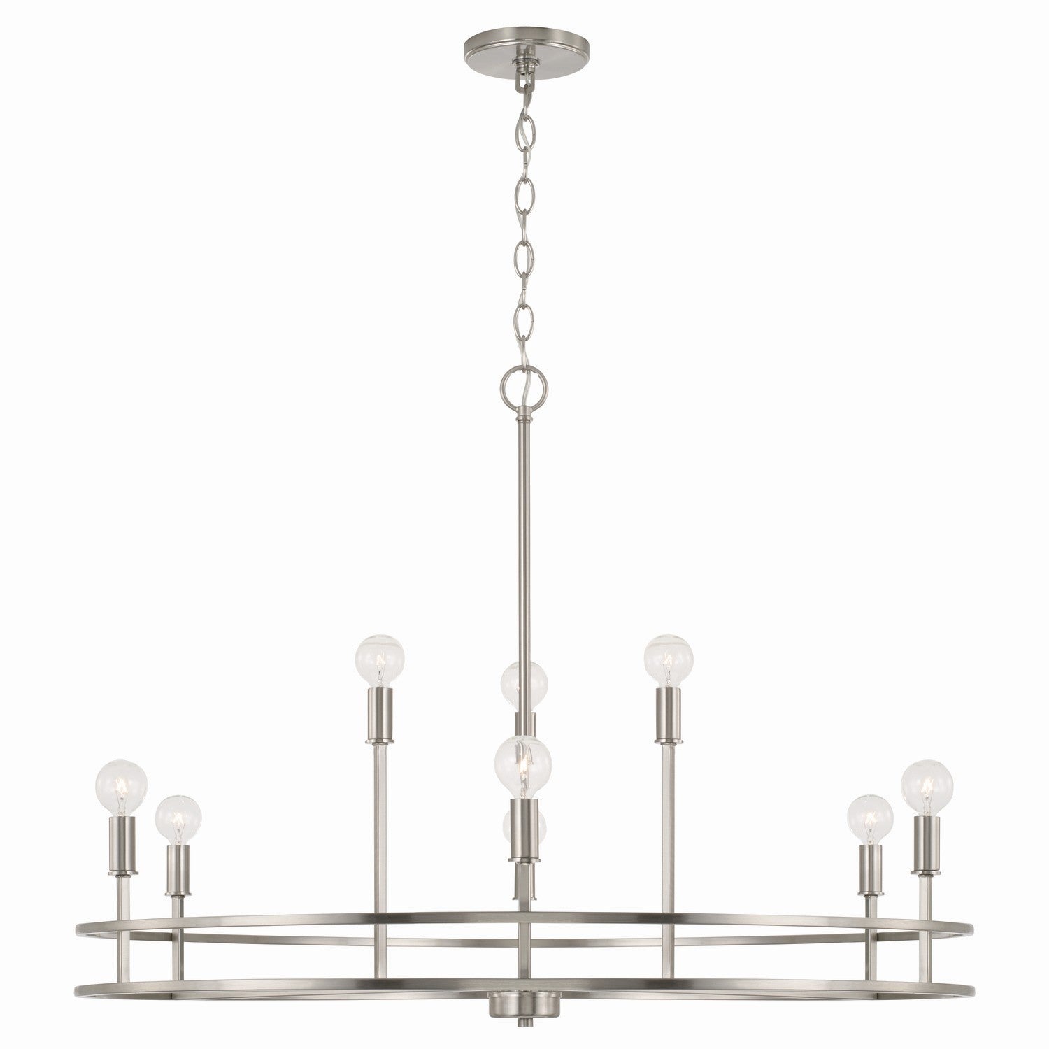 Capital Lighting - 448791BN - Nine Light Chandelier - Fuller - Brushed Nickel