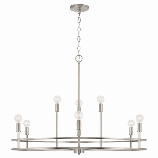 Capital Lighting - 448791BN - Nine Light Chandelier - Fuller - Brushed Nickel