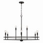 Capital Lighting - 448791MB - Nine Light Chandelier - Fuller - Matte Black