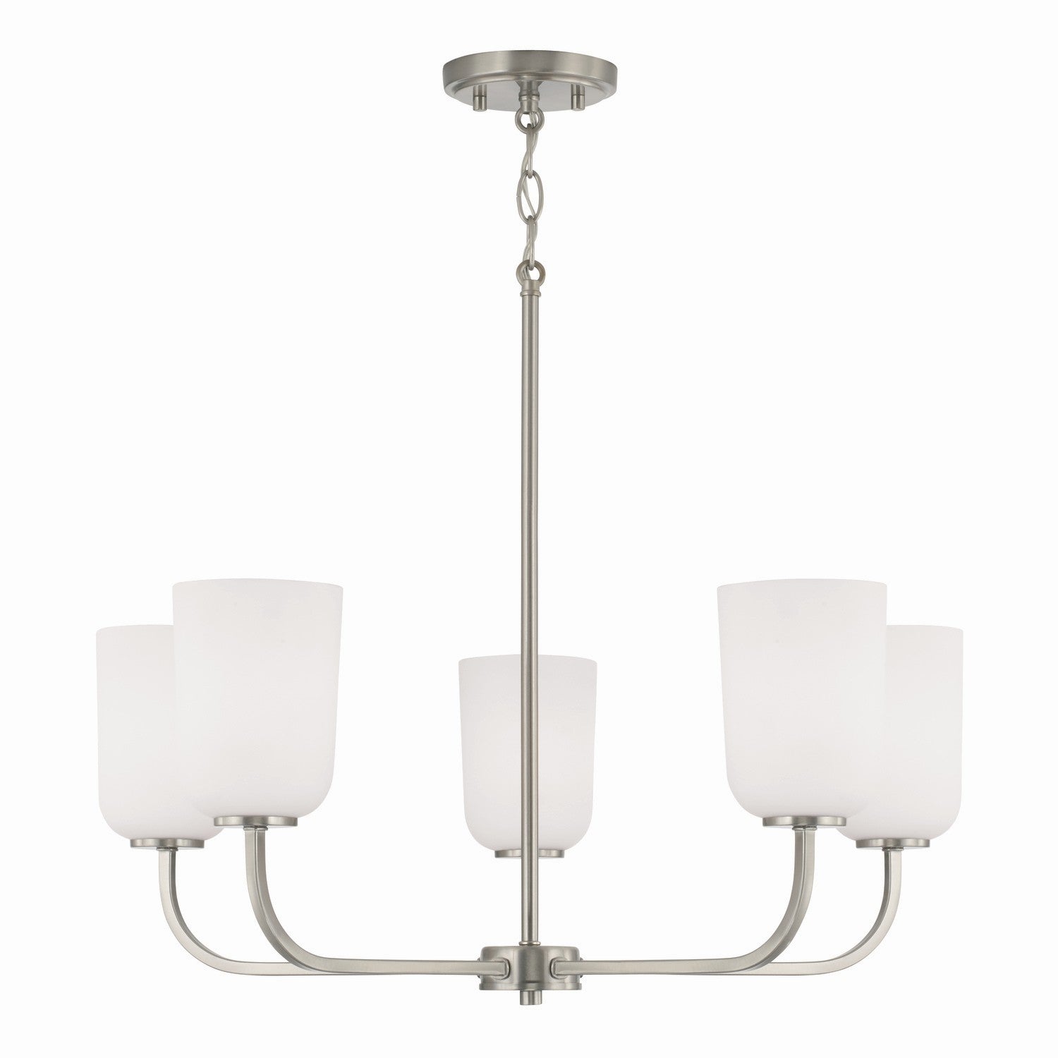 Capital Lighting - 448851BN-542 - Five Light Chandelier - Lawson - Brushed Nickel