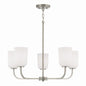 Capital Lighting - 448851BN-542 - Five Light Chandelier - Lawson - Brushed Nickel