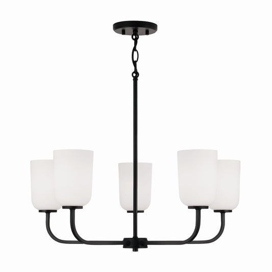 Capital Lighting - 448851MB-542 - Five Light Chandelier - Lawson - Matte Black