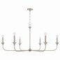 Capital Lighting - 448961BN - Six Light Chandelier - Presley - Brushed Nickel