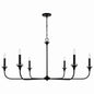 Capital Lighting - 448961MB - Six Light Chandelier - Presley - Matte Black