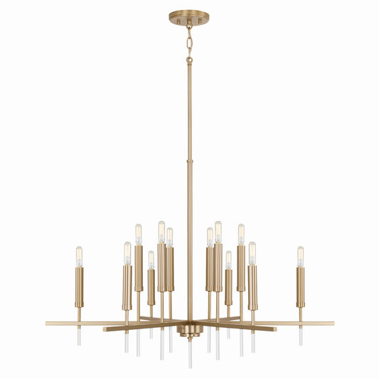 Capital Lighting - 449301MA - 12 Light Chandelier - Elora - Matte Brass