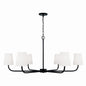 Capital Lighting - 449461MB-706 - Six Light Chandelier - Brody - Matte Black