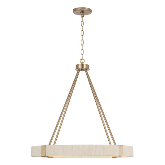 Capital Lighting - 449841MA - Four Light Chandelier - Delaney - Matte Brass