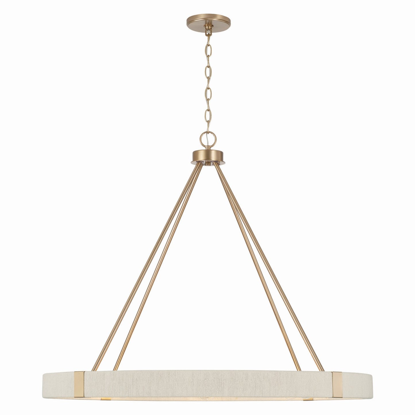 Capital Lighting - 449881MA - Eight Light Chandelier - Delaney - Matte Brass