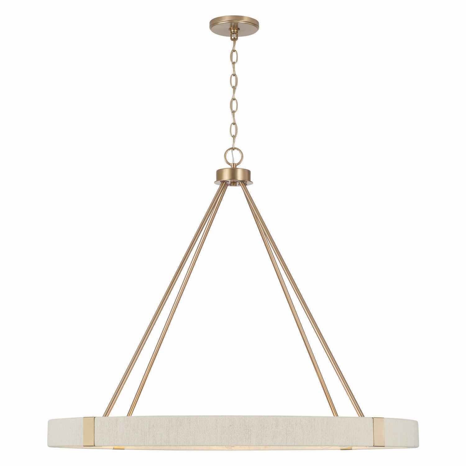 Capital Lighting - 449881MA - Eight Light Chandelier - Delaney - Matte Brass