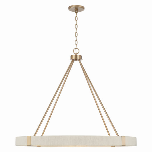 Capital Lighting - 449881MA - Eight Light Chandelier - Delaney - Matte Brass