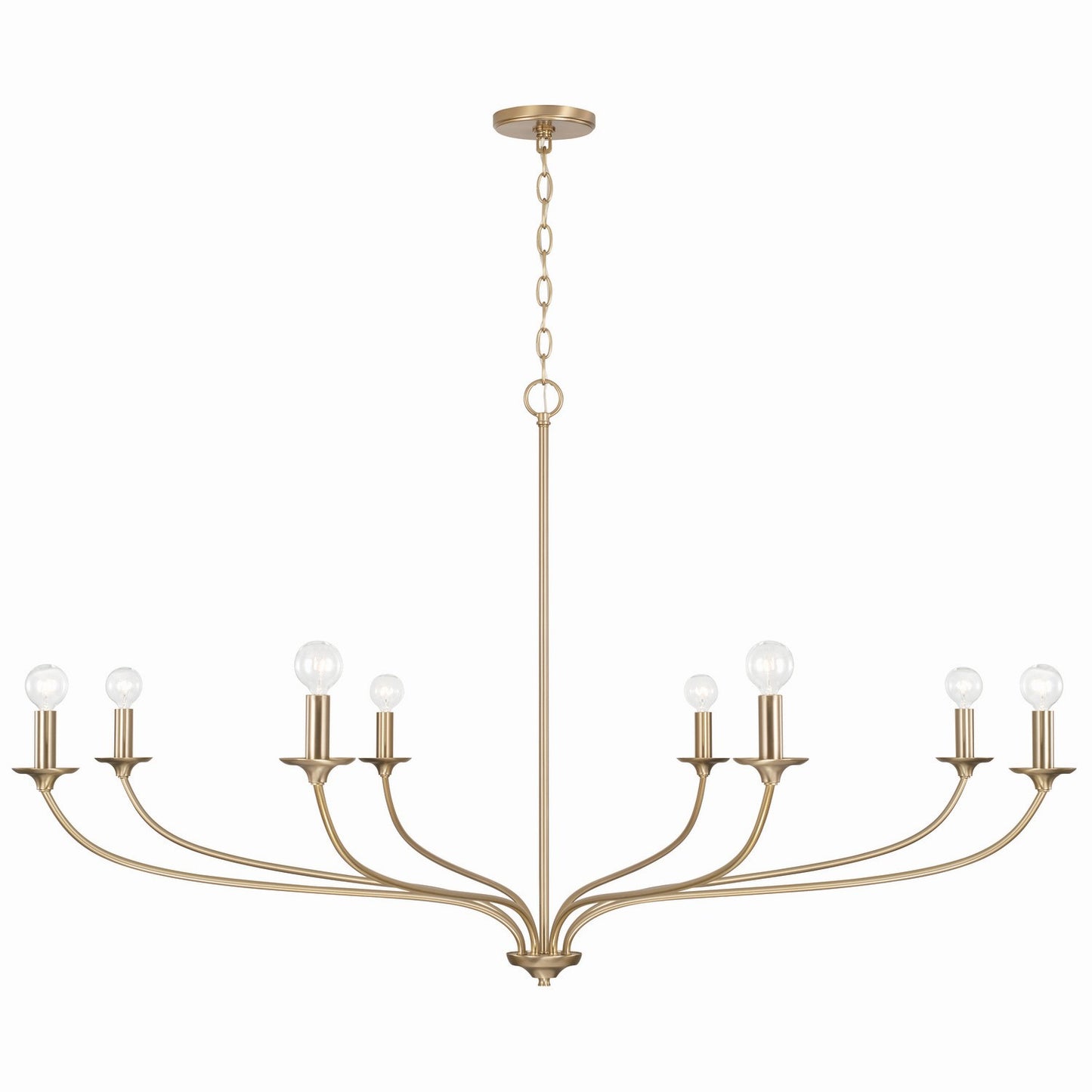 Capital Lighting - 449981MA - Eight Light Chandelier - Dolan - Matte Brass