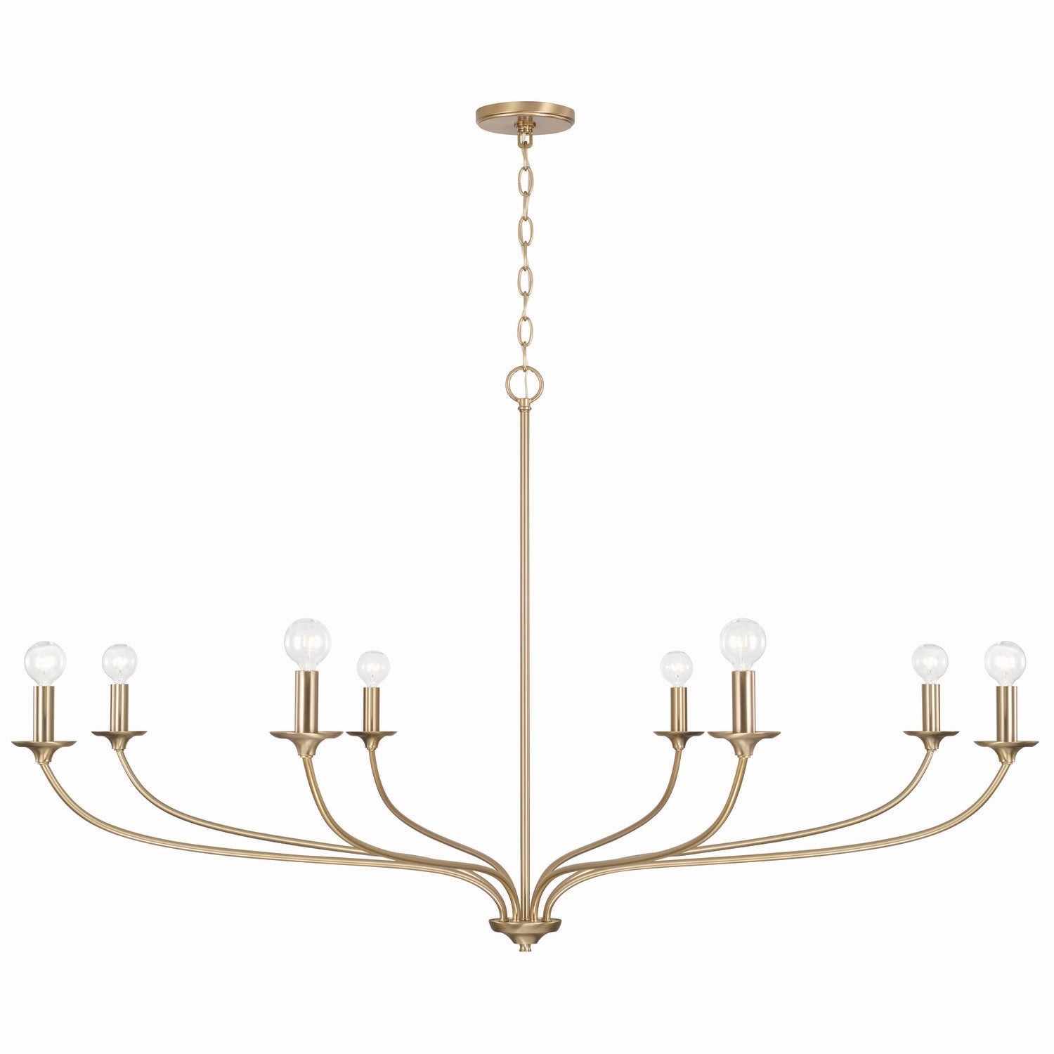 Capital Lighting - 449981MA - Eight Light Chandelier - Dolan - Matte Brass