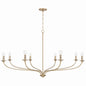 Capital Lighting - 449981MA - Eight Light Chandelier - Dolan - Matte Brass