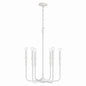 Capital Lighting - 450361XW - Six Light Chandelier - Paloma - Textured White