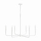 Capital Lighting - 450362XW - Six Light Chandelier - Paloma - Textured White