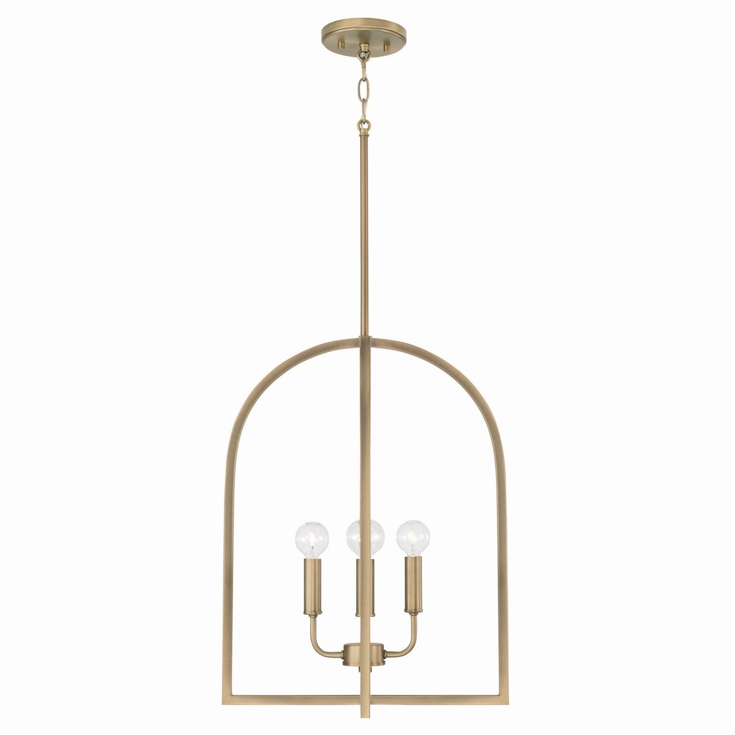 Capital Lighting - 548841AD - Four Light Foyer Pendant - Lawson - Aged Brass