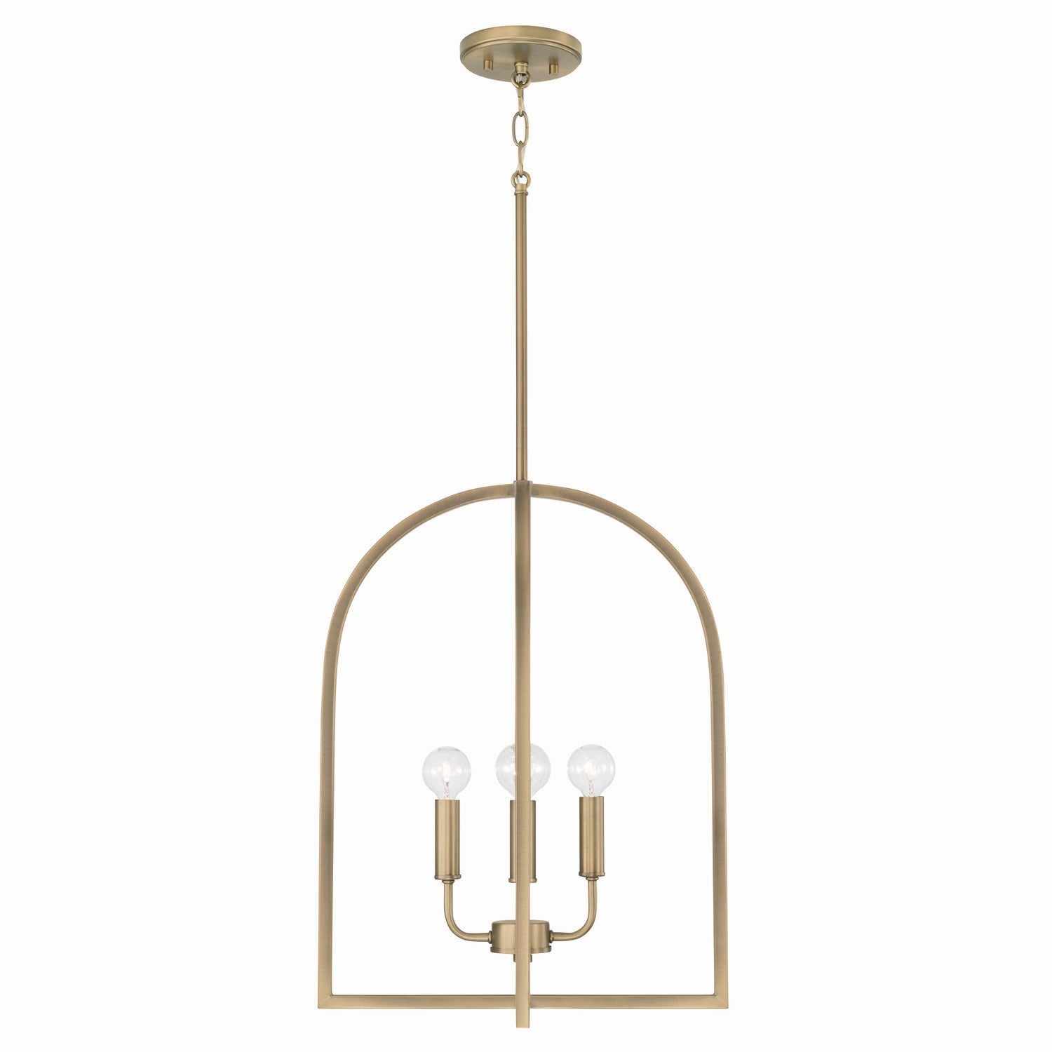 Capital Lighting - 548841AD - Four Light Foyer Pendant - Lawson - Aged Brass