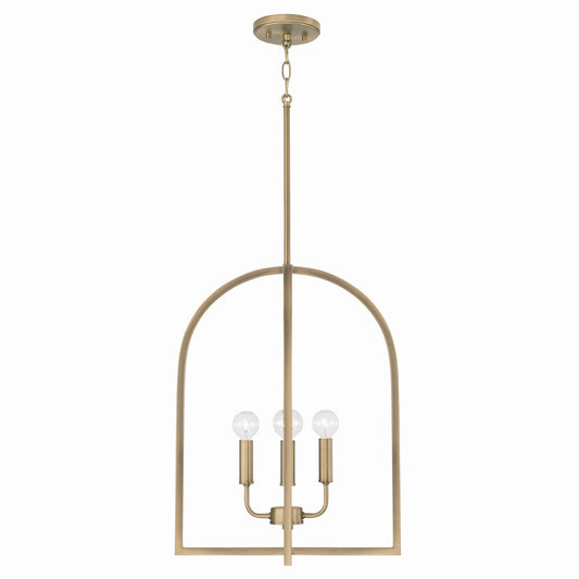 Capital Lighting - 548841AD - Four Light Foyer Pendant - Lawson - Aged Brass