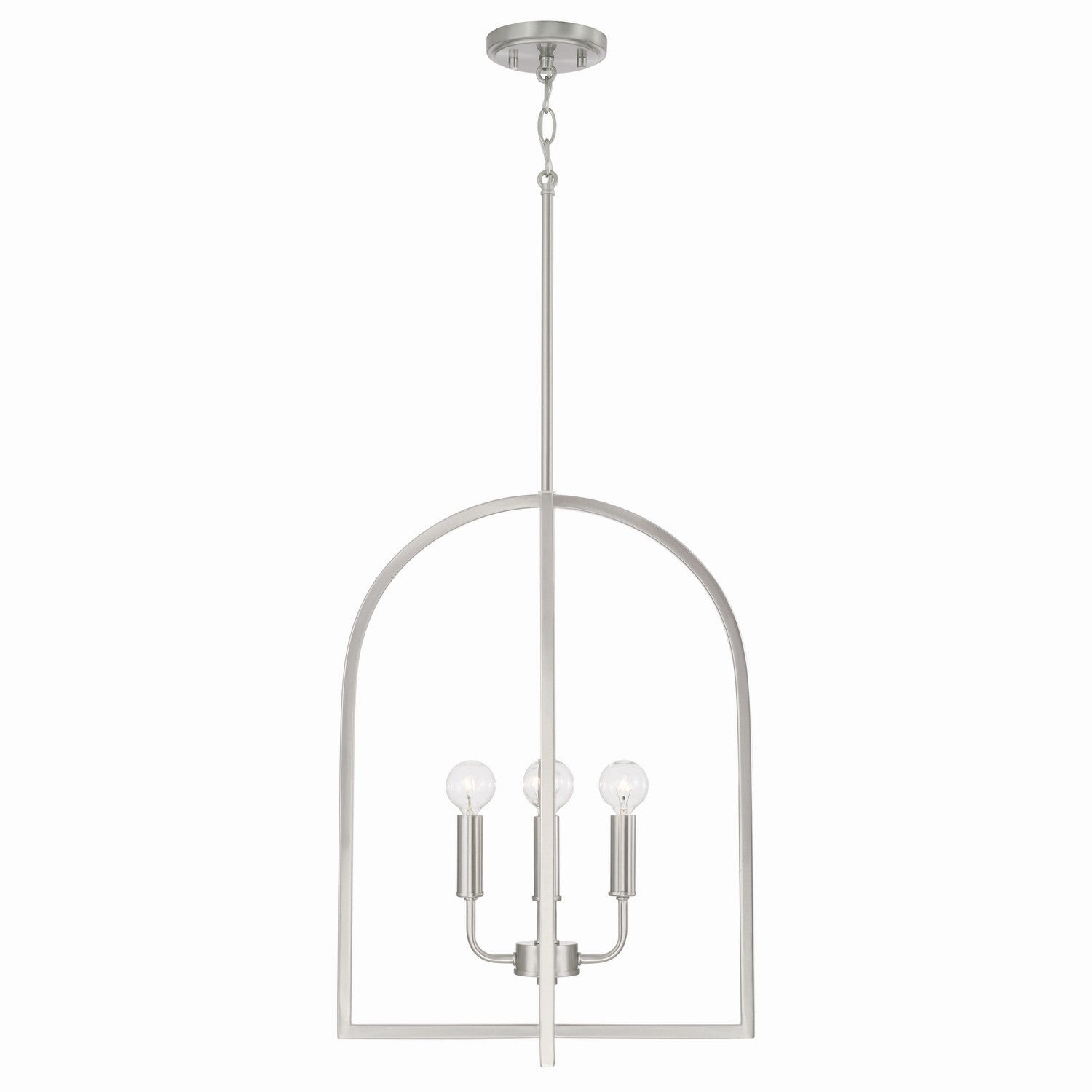 Capital Lighting - 548841BN - Four Light Foyer Pendant - Lawson - Brushed Nickel