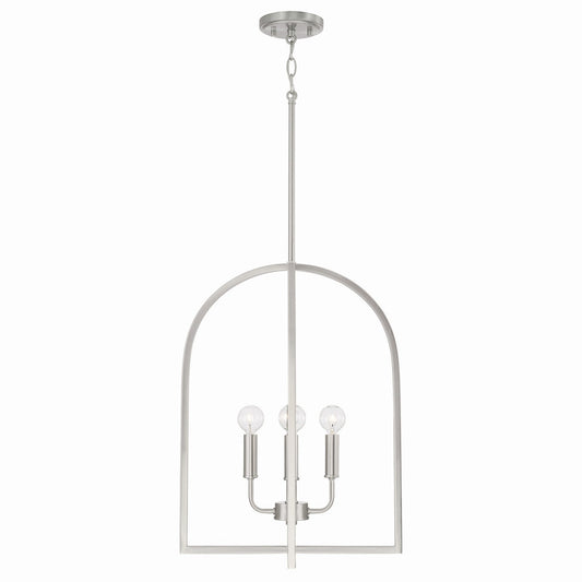 Capital Lighting - 548841BN - Four Light Foyer Pendant - Lawson - Brushed Nickel