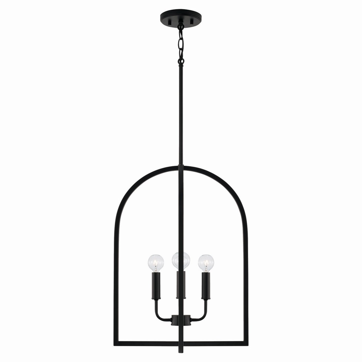 Capital Lighting - 548841MB - Four Light Foyer Pendant - Lawson - Matte Black