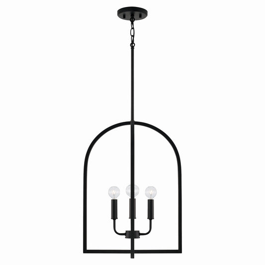 Capital Lighting - 548841MB - Four Light Foyer Pendant - Lawson - Matte Black