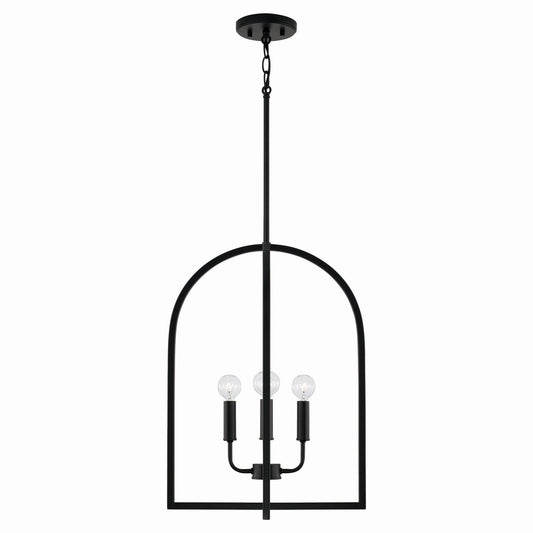 Capital Lighting - 548841MB - Four Light Foyer Pendant - Lawson - Matte Black