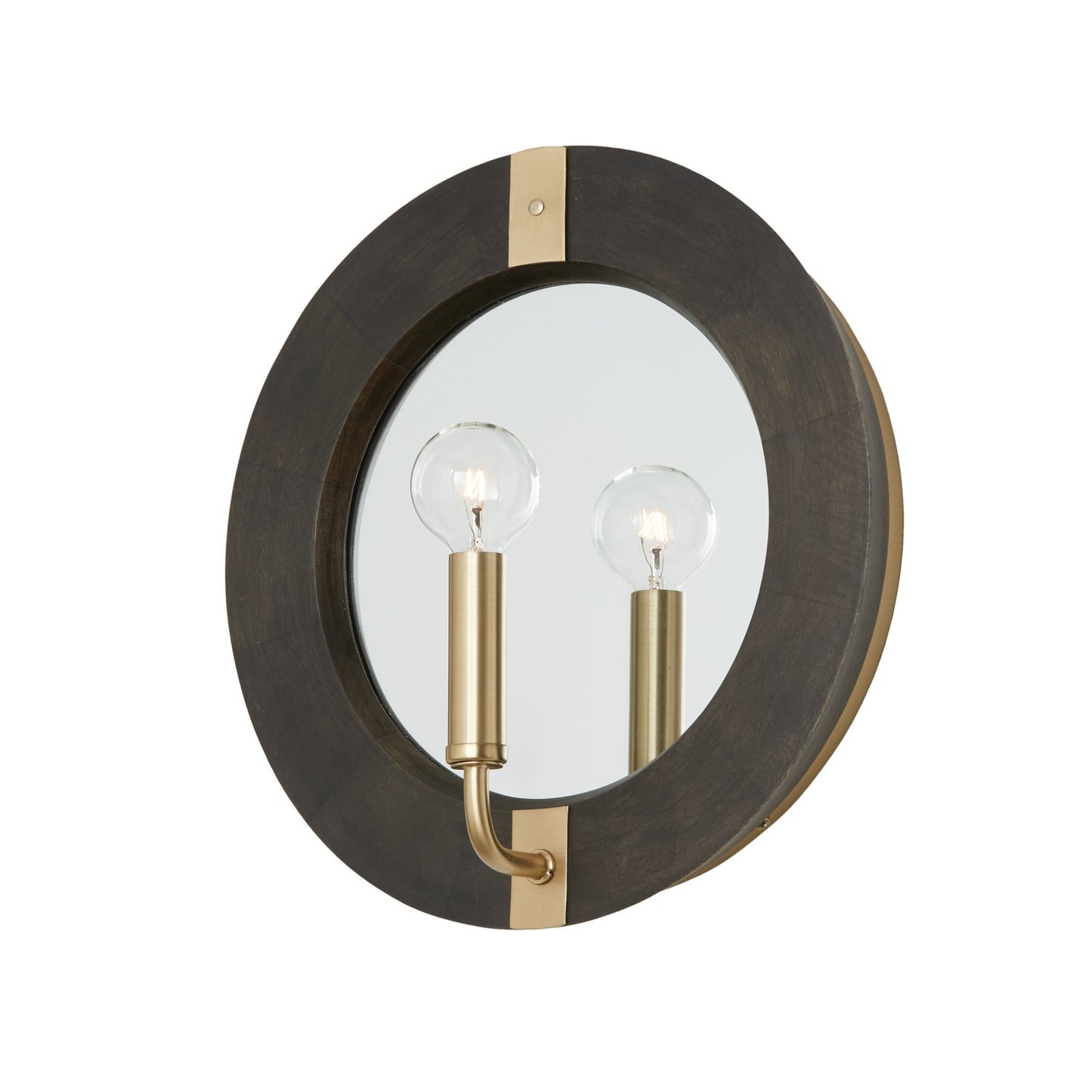 Capital Lighting - 647311KR - One Light Wall Sconce - Finn - Black Stain and Matte Brass