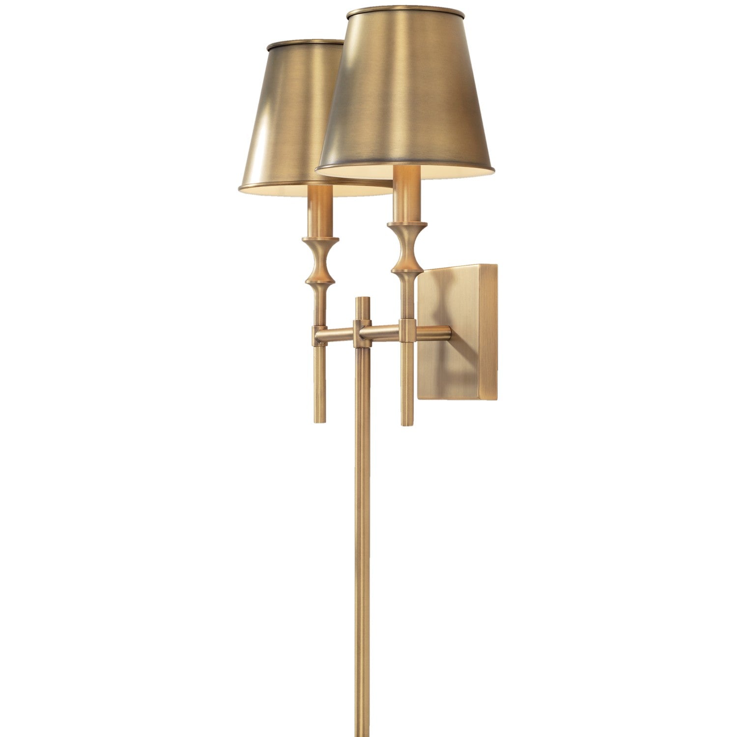 Capital Lighting - 649721AD-708 - Two Light Wall Sconce - Whitney - Aged Brass