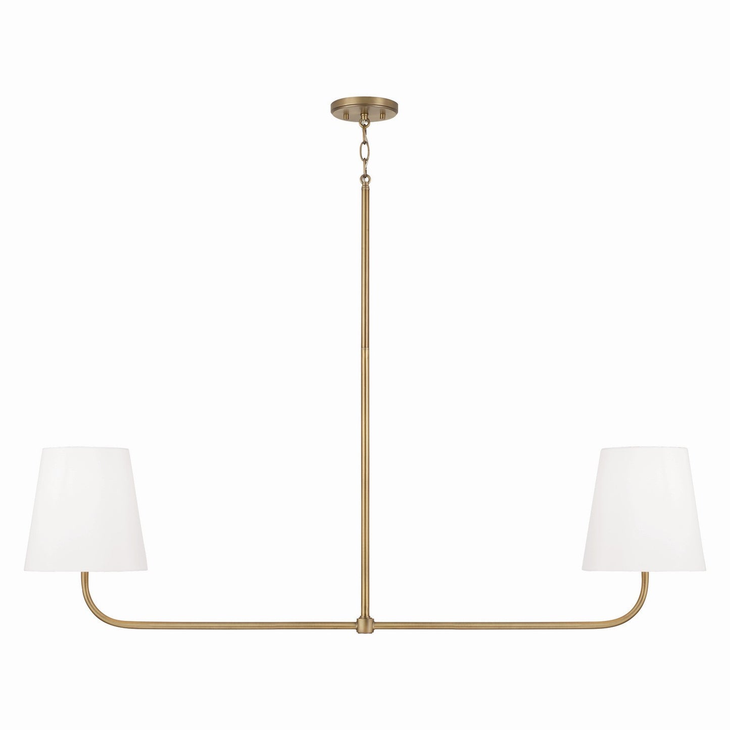 Capital Lighting - 849421AD - Two Light Island Pendant - Brody - Aged Brass