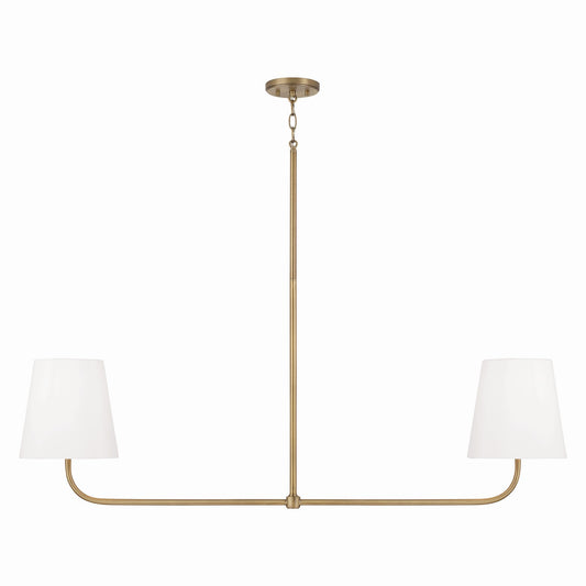 Capital Lighting - 849421AD - Two Light Island Pendant - Brody - Aged Brass