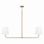 Capital Lighting - 849421AD - Two Light Island Pendant - Brody - Aged Brass