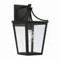 Capital Lighting - 947911BK - One Light Outdoor Wall Lantern - Adair - Black