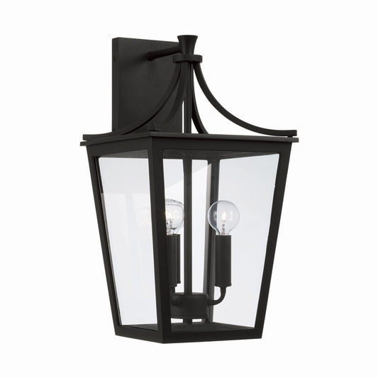 Capital Lighting - 947931BK - Three Light Outdoor Wall Lantern - Adair - Black